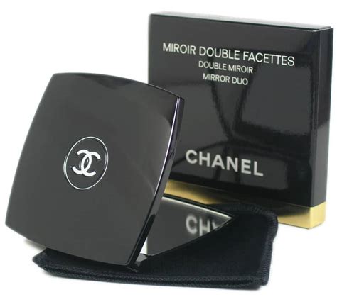 chanel unbreakable stainless steel makeup mirror|chanel double facettes.